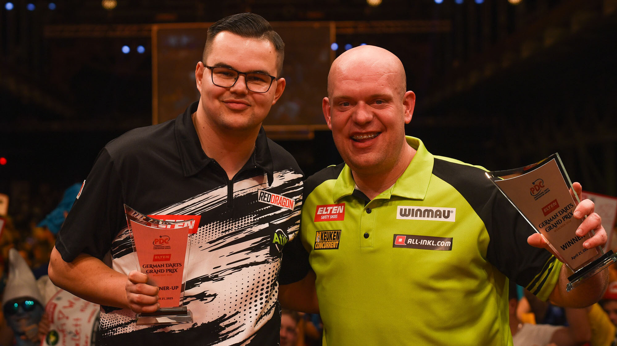 Michael van Gerwen Jan Thoden PDC Europe