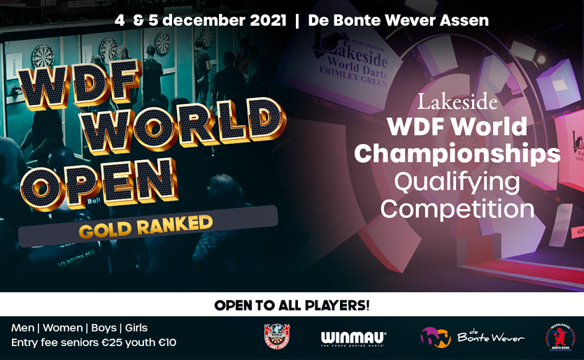 WDF World Open and World Championship Qualifiers Nederlandse Darts Bond
