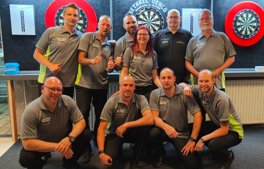 In beeld Dart Team Venlo (DTV) Nederlandse Darts Bond