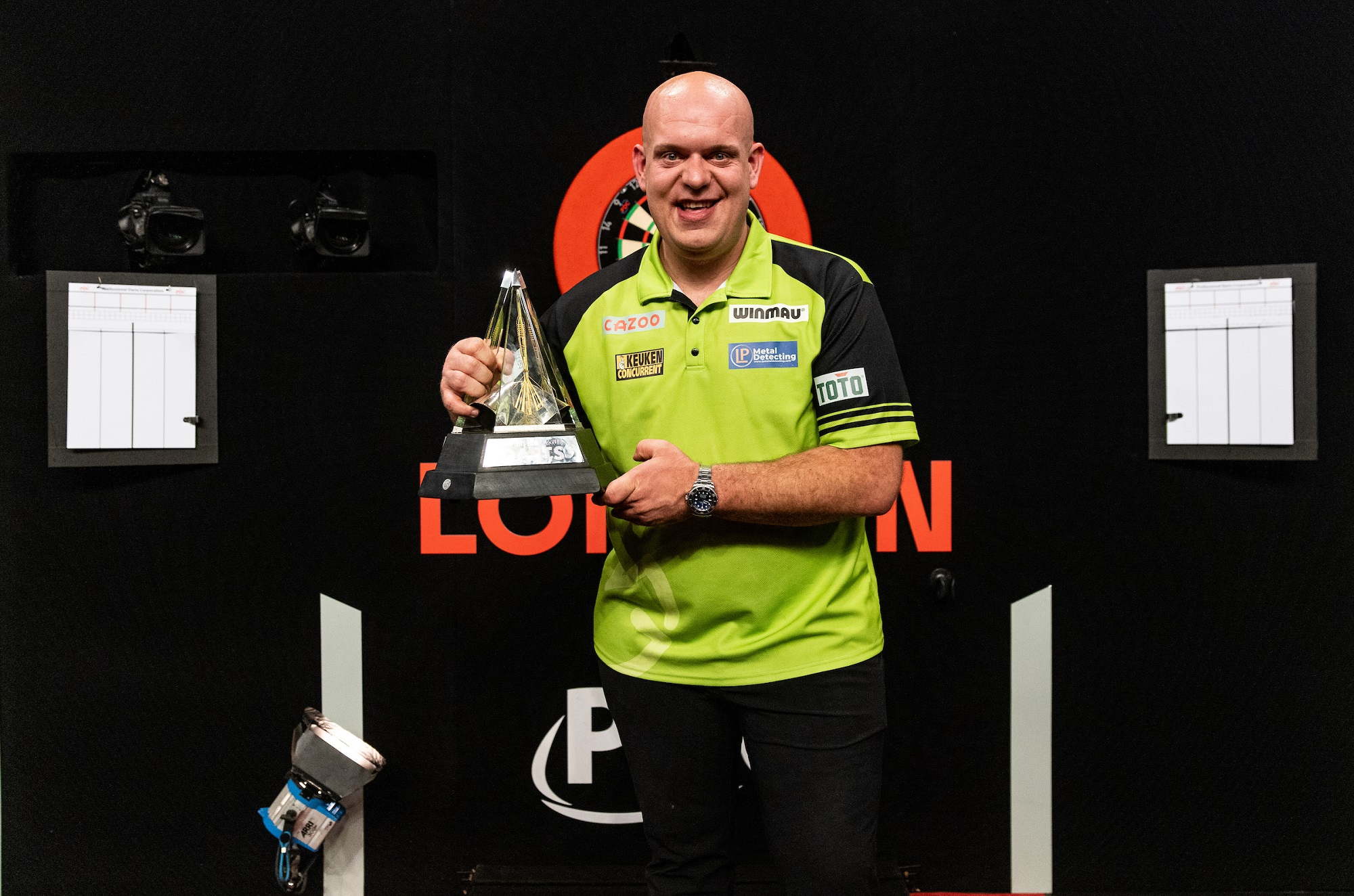 Van Gerwen wint Premier League