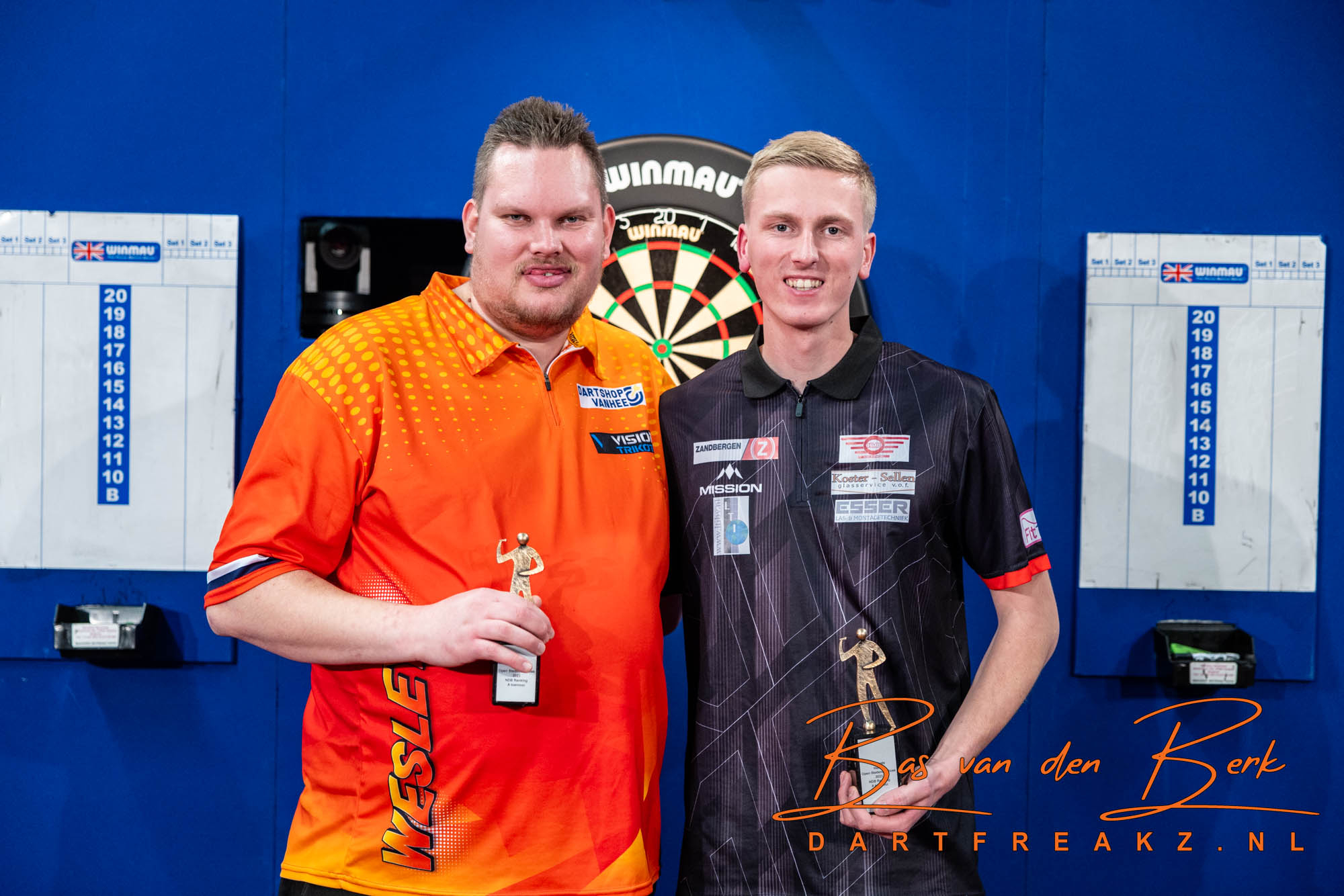 Sterke winnaars 'Open Stedendriehoek' in Zutphen Nederlandse Darts Bond